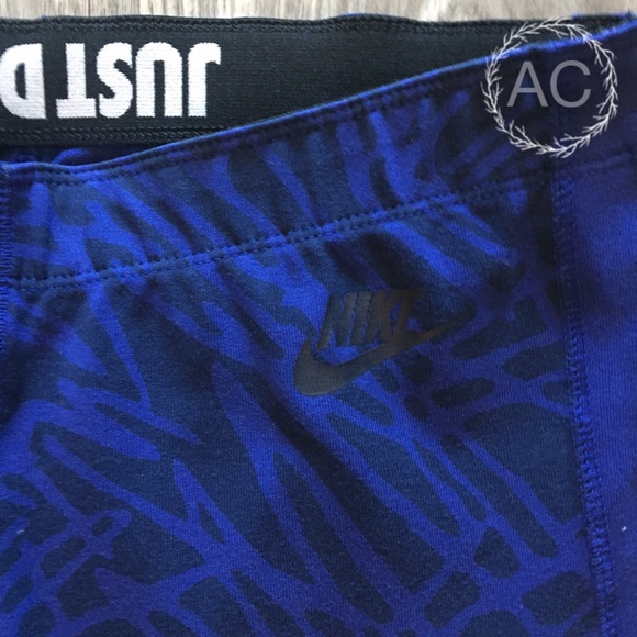 Nike Blue Cotton Leggings - Picture 4 of 5